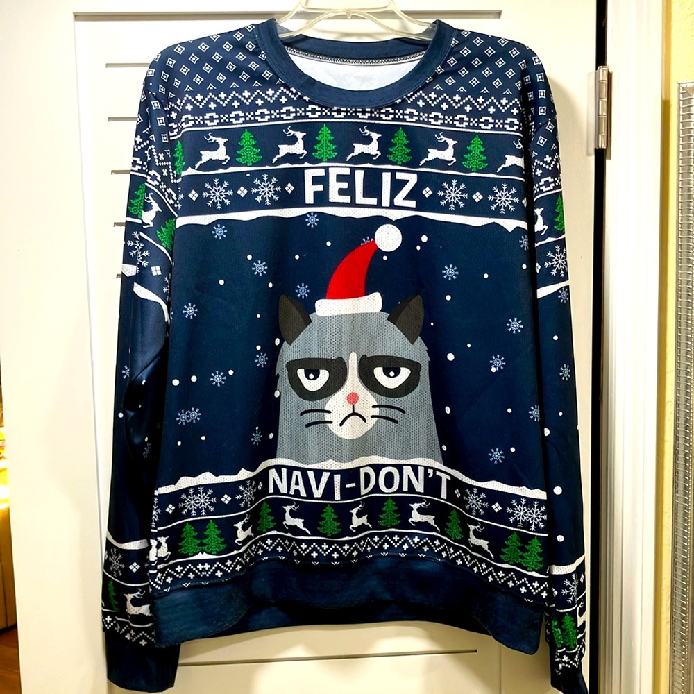 Grumpy Cat Ugly Christmas Sweater